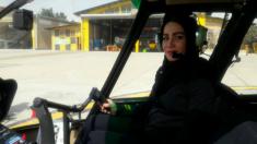 پرواز موفقیت آمیز نخستین زن خلبان هیلکوپتر در ایران